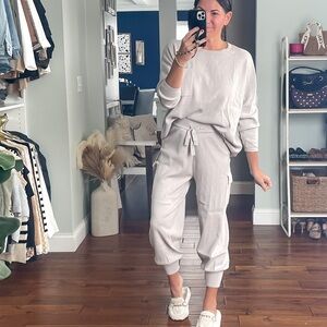 Women's Gray Lounge Set